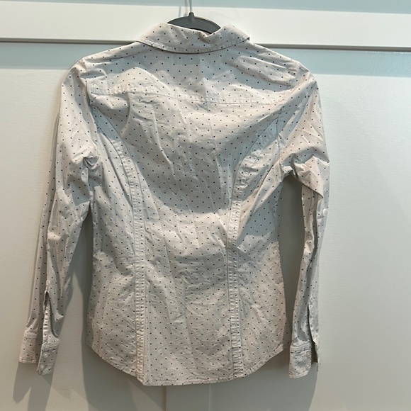 Express Silver and Purple Button Down Shirt - Picture 2 of 4